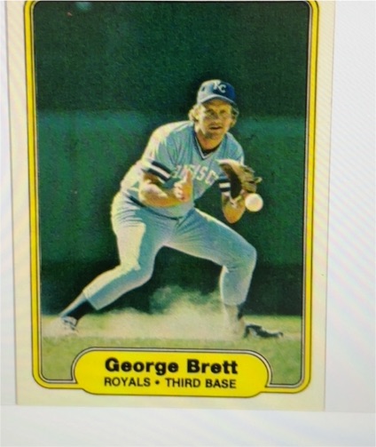 1982 Fleer #405 George Brett — front