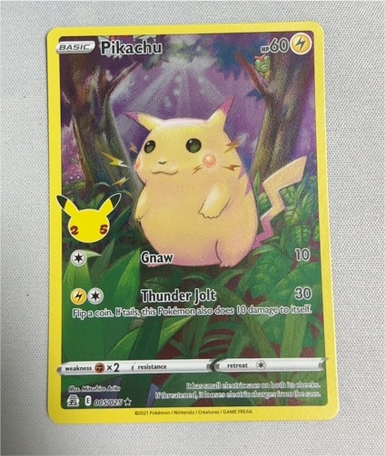 2021 Pokémon Celebrations #005 Pikachu — front