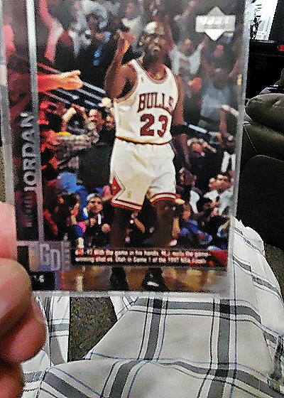 1997 Upper Deck #18 Michael Jordan — front