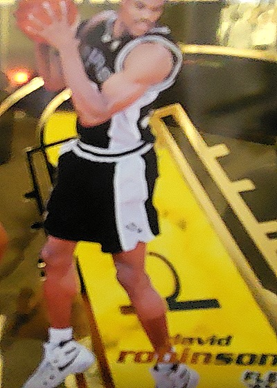 1992 Fleer #55 David Robinson — front