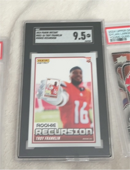 2024 Panini Instant Rookie Recursion Troy Franklin — front