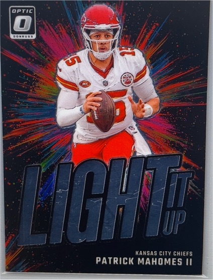 2024 Donruss Optic #11 Patrick Mahomes II Light It Up — front