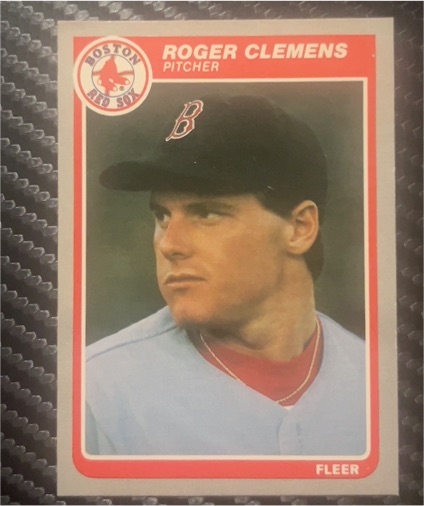 1985 Fleer #155 Roger Clemens — front