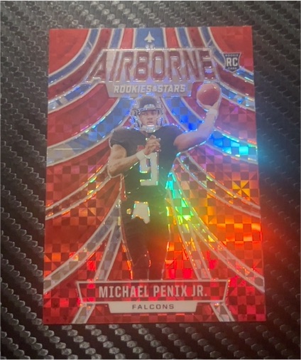 2024 Panini Rookies & Stars Airborne #A-MPJ Michael Penix Jr. — front