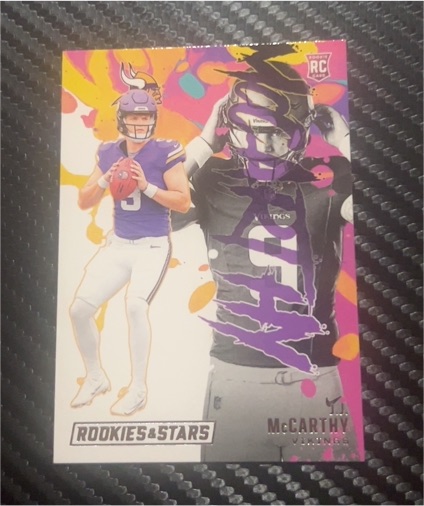 2024 Panini Rookies & Stars Rookie Exclusive #RE-JMY J.J. McCarthy — front