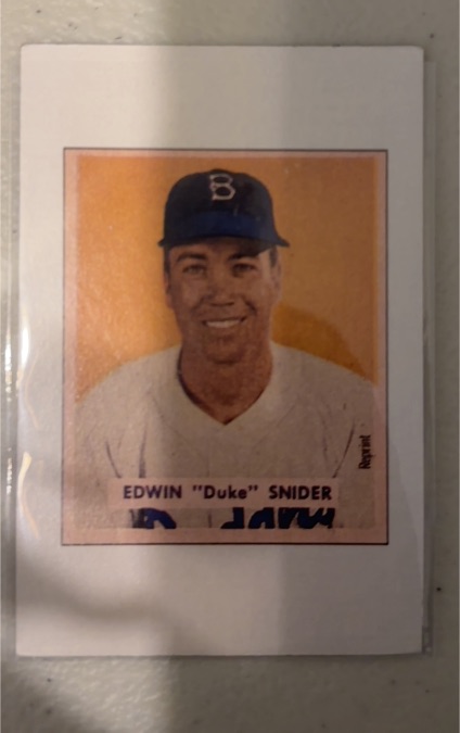 1989 Bowman #NNO Edwin "Duke" Snider — front