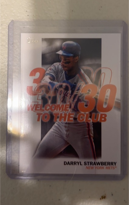 2023 Topps #WC-10 Darryl Strawberry Welcome to the Club — front