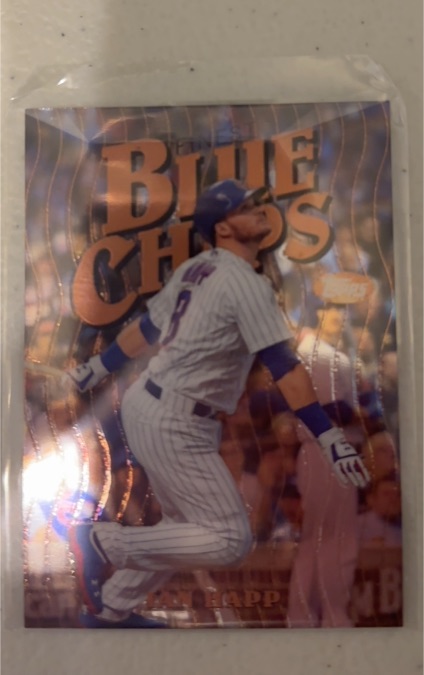 2019 Topps Finest Blue Chips #FBC-IH Ian Happ — front