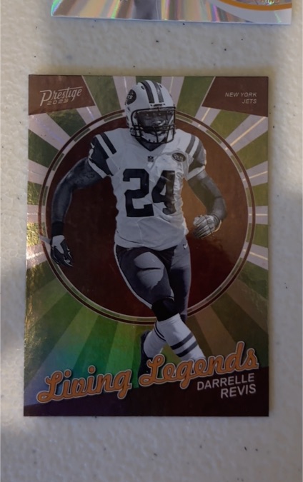 2023 Panini Prestige #LL-12 Darrelle Revis Living Legends — front