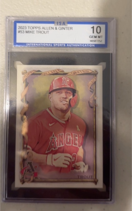 2023 Topps Allen & Ginter #53 Mike Trout — front