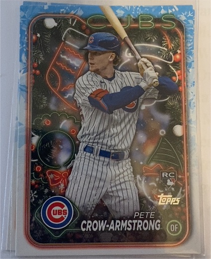 2024 Topps Holiday #H136 Pete Crow-Armstrong — front
