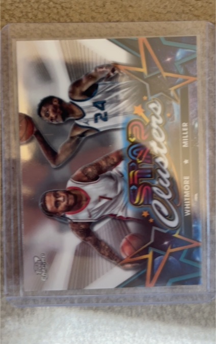 2023-24 Topps Chrome Cosmic #SC-13 Brandon Miller / Cam Whitmore Star Clusters — front