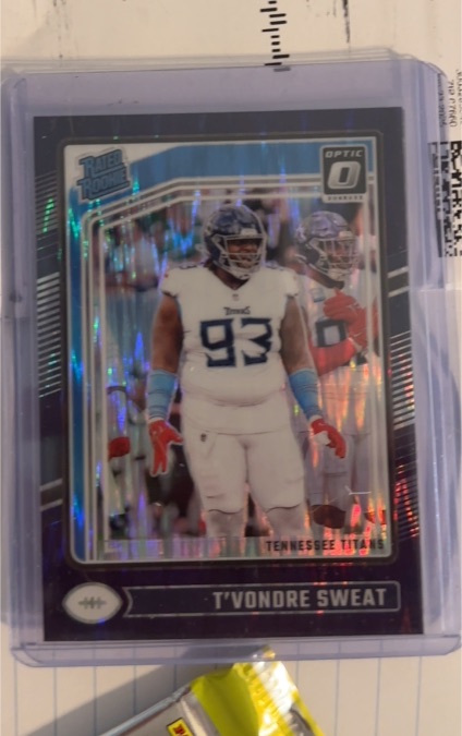 2024 Donruss Optic #295 T'Vondre Sweat — front