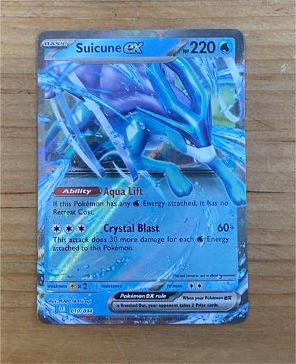2023 Pokémon Classic Collection #010 Suicune ex — front