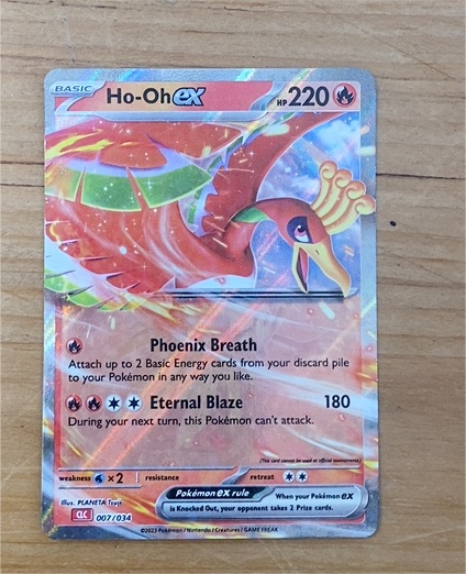 2023 Pokémon TCG Classic Collection #007 Ho-Oh ex — front