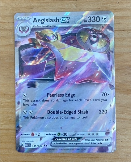 Aegislash ex 135/182 Paradox Rift — front