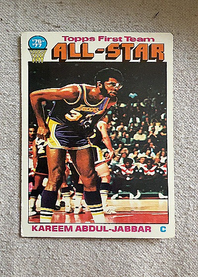 1976-77 Topps #126 Kareem Abdul-Jabbar All-Star — front