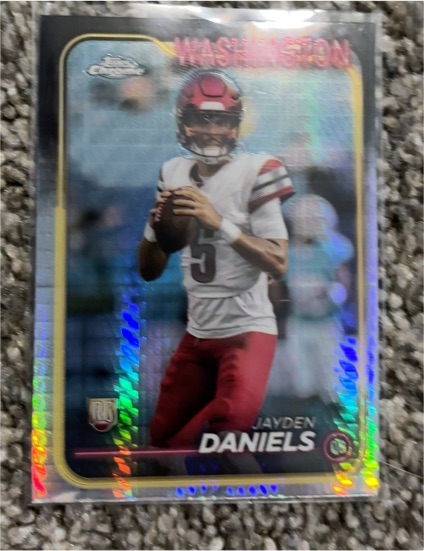 2024 Topps Chrome #201 Jayden Daniels — front