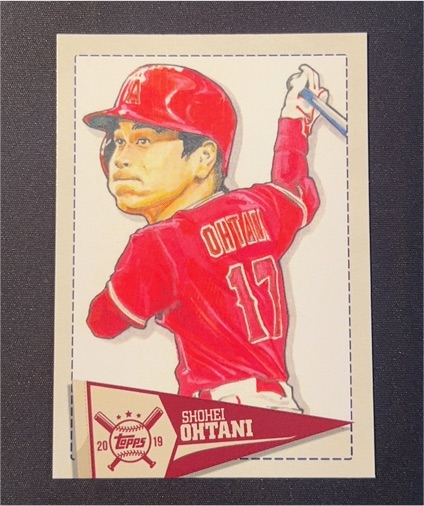 2019 Topps Big League Star Caricature #SCR-SO Shohei Ohtani — front