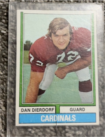 1974 Topps #32 Dan Dierdorf — front