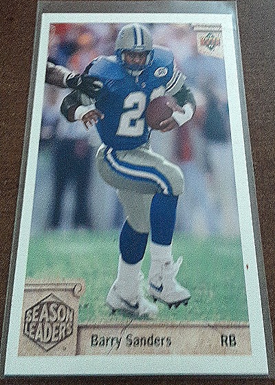 1992 Upper Deck #306 Barry Sanders — front