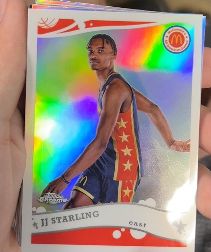2022 Topps Chrome McDonald's All American #2K6-20 JJ Starling — front