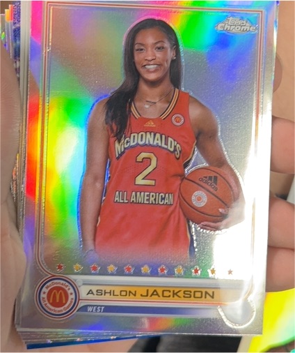 2022 Topps Chrome McDonald's All American #91 Ashlon Jackson — front