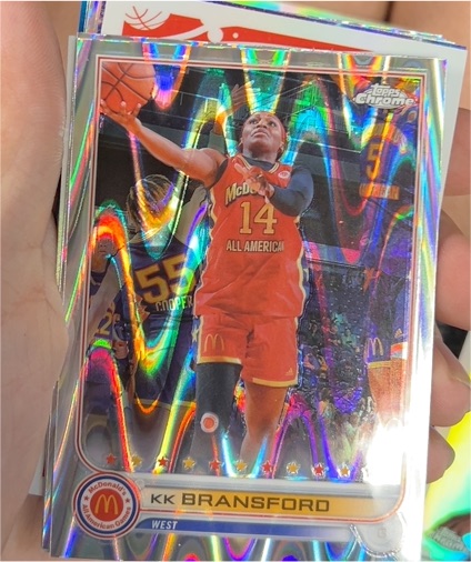 2023 Topps Chrome #14 KK Bransford McDonald's All American — front