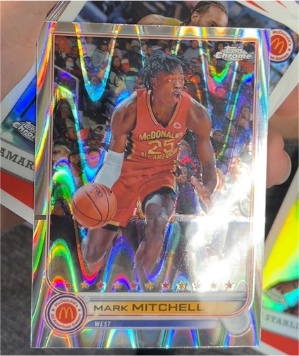 2022 Topps Chrome McDonald's All American #18 Mark Mitchell — front