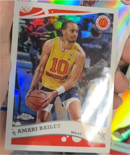2022 Topps Chrome McDonald's All American #2K6-1 Amari Bailey — front