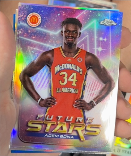 2022 Topps Chrome McDonald's All American Future Stars #FS-2 Adem Bona — front