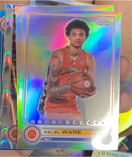 2022 Topps Chrome McDonald's All American #71 Kel'el Ware — front