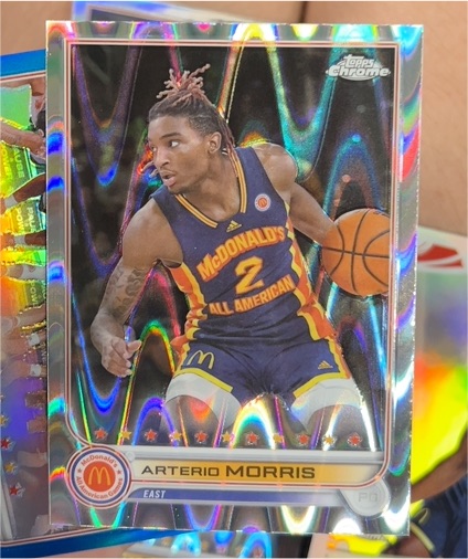 2022 Topps Chrome McDonald's All American #19 Arterio Morris — front