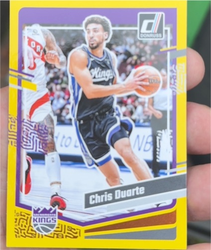 2023-24 Donruss #90 Chris Duarte Sacramento Kings — front