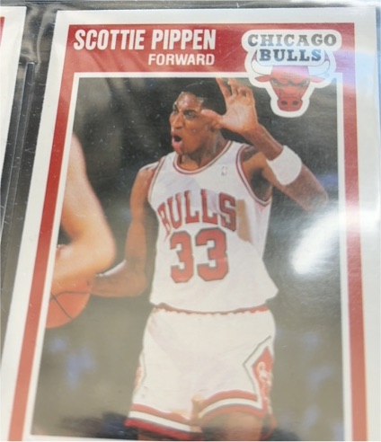1989-90 Fleer #23 Scottie Pippen Chicago Bulls — front