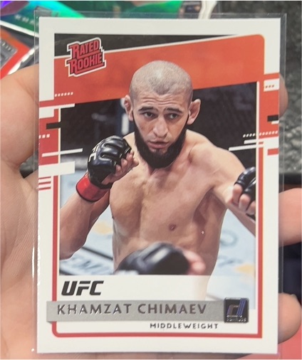 2021 Panini Chronicles UFC #25 Khamzat Chimaev — front