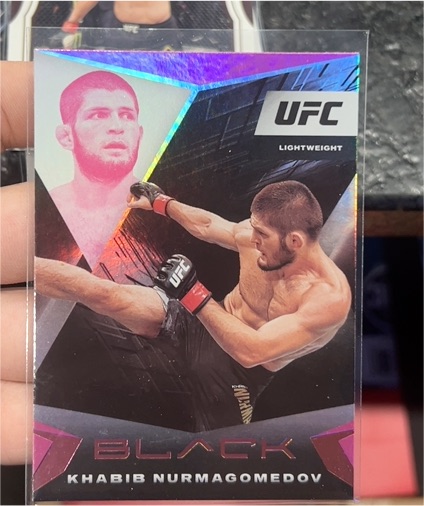 2021 Panini Chronicles Black #106 Khabib Nurmagomedov — front