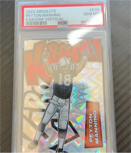 2022 Panini Absolute #K33 Peyton Manning Kaboom! Vertical — front