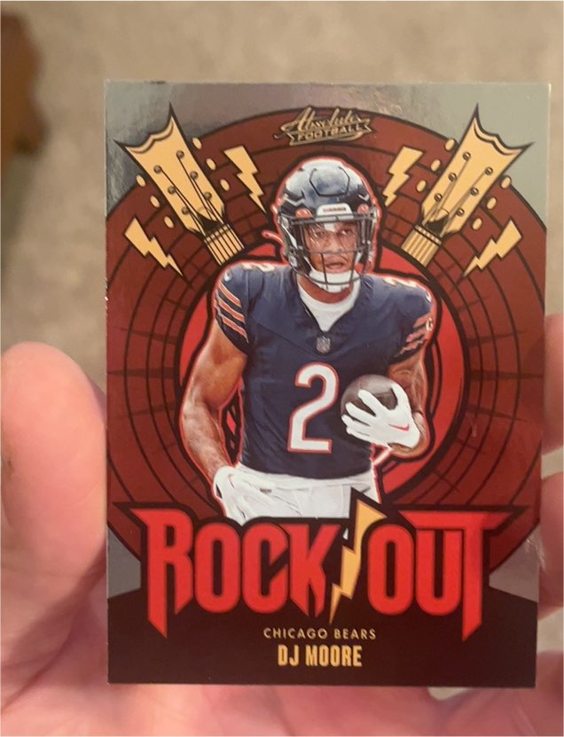 2024 Panini Absolute Rock Out #RO-DME DJ Moore — front