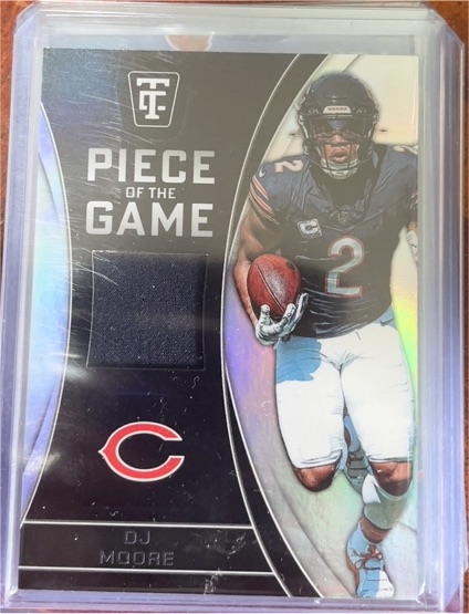 2024 Panini Totally Certified Piece Of The Game #POTG-DME DJ Moore — front