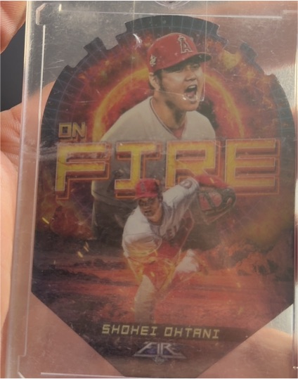 2022 Topps Fire Baseball #EF-1 Shohei Ohtani — front