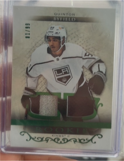 2021-22 Upper Deck Artifacts #161 Quinton Byfield — front
