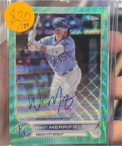 2022 Topps Chrome Whit Merrifield — front