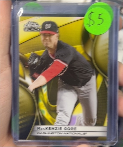 2025 Topps Chrome Black #95 MacKenzie Gore — front