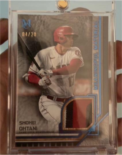 2023 Topps Museum Meaningful Materials #MMR-DO Shohei Ohtani — front