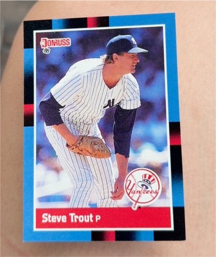 1988 Donruss #524 Steve Trout — front