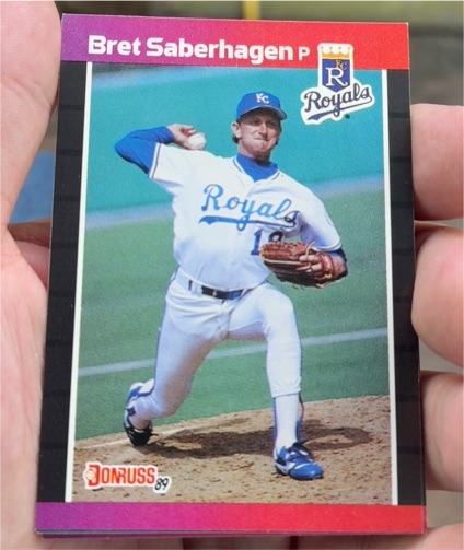 1989 Donruss #144 Bret Saberhagen — front