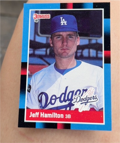 1988 Donruss #525 Jeff Hamilton — front