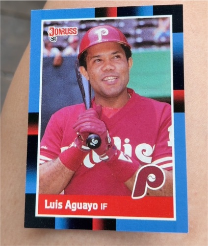 1988 Donruss #185 Luis Aguayo — front