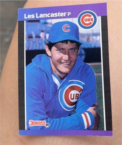 1989 Donruss #341 Les Lancaster — front